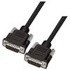 特优型黑色D-Sub模制线缆，DB15公头/公头，2.5ft/0.8m的图片
