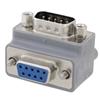Premium DB9 right angle male to female Adapter alt orientation的图片