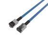 Plenum Rated Shielded Category 6a Cable, RJ45 / RJ45, 23AWG Solid, Blue, 20.0ft的图片
