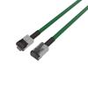 Plenum Rated Shielded Category 6a Cable, RJ45 / RJ45, 23AWG Solid, Green 20.0ft的图片