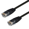 Category 6 Flat Patch Cable, RJ45 / RJ45, Black, 100.0 ft的图片
